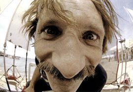 Viggo Mortensen in the fisheye lens of David Cronenberg