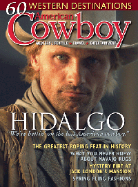 Viggo Mortensen on the cover of American Cowboy magazine