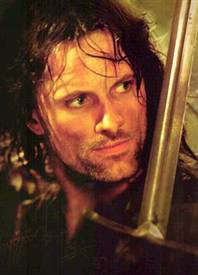 Viggo Mortensen as Aragorn in "The Fellowship of the Ring"