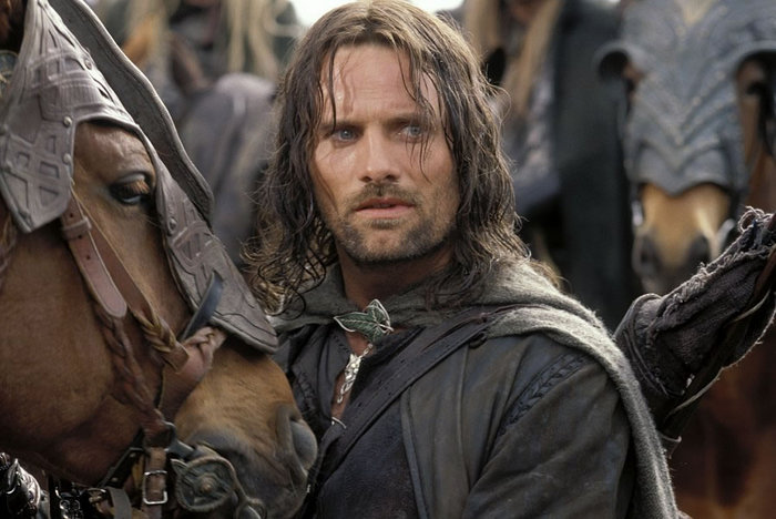 Aragorn with Hasufel