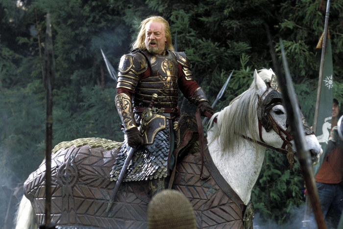 King Theoden and Snowmane