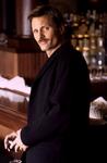 Viggo Mortensen photographed wearing an 
"Urgayle-style" mustache.