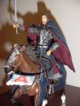 Action figures of Aragorn & Brego