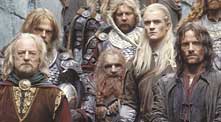 Aragorn, Gimli, Legolas and Rohan characters