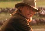 Frank Hopkins watches Hidalgo and the mustangs head out for their new lives. (Viggo Mortensen, TJ)