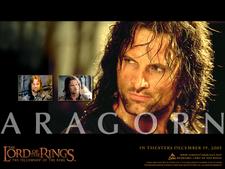 Viggo Mortensen as Aragorn in Fellowship of the Ring